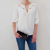 Hobo Lauren Clutch Wallet- Black