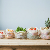 Reusable Cotton Mesh Produce Bags