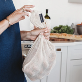 Reusable Cotton Mesh Produce Bags