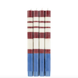 Tall Candles - Red Stripe