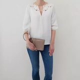 Hobo Sable Wristlet- Ash