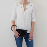 Hobo Sable Wristlet- Black