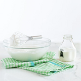 Gingham Dish Towel - Aqua & Lime