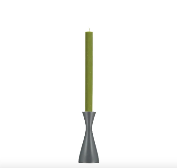 grey medium candle holder