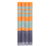 Tall Candles - Indigo Stripe