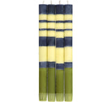 Tall Candles - Blue Stripe