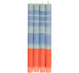 Tall Candles - Orange Stripe