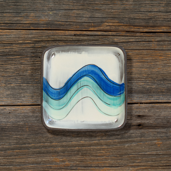 Love The River - Large Square Plate