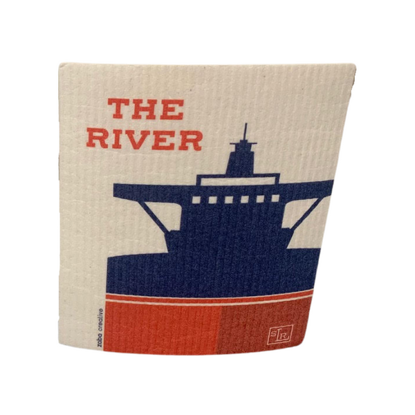 River Dishcloth - Ship